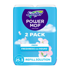Swiffer Fresh Power Mop Floor Cleaning Solution - 2ct