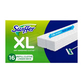 Swiffer Sweeper XL Dry Pad Refill Sweeping Cloths - 16ct: Cotton, Floor Cleaning Tools