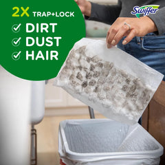 Swiffer Sweeper Pet Heavy Duty Multi-Surface Dry Cloth Refills for Floor Sweeping and Cleaning - 32ct