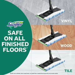 Swiffer Deluxe Sweep + Mop: Multi-Surface Floor Cleaning Tool - 9pc