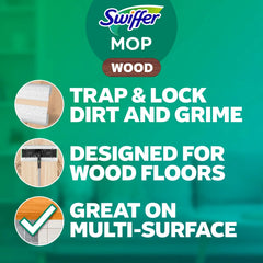 Swiffer Sweeper Wet Refill Wood - Citrus - 20ct: Cotton, Multipurpose Cleaning Tool Refills