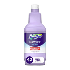 Swiffer WetJet Solution Fresh Citrus Antibacterial Cleaner - 42.2 fl oz