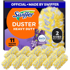 Swiffer Lavender Dusters Multi-Surface Heavy Duty Refills - 11ct: Cotton, Floor Application