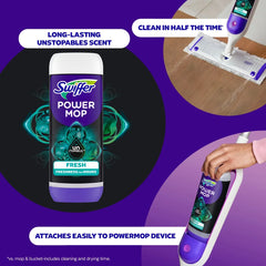 Swiffer Unstopables Fresh PowerMop Floor Cleaner Refill - 2ct/50.7 fl oz