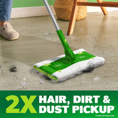 Swiffer Unscented Sweeper Hair Magnet Deluxe Starter Kit Floor Cleaners - 9pc