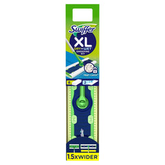Swiffer Sweeper Dry + Wet XL Sweeping Kit (1 Sweeper, 8 Dry Cloths, 2 Wet Cloths) - 11pc