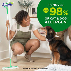 Swiffer Sweeper Pet Heavy Duty Multi-Surface Dry Cloth Refills for Floor Sweeping and Cleaning - 32ct