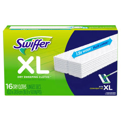 Swiffer Sweeper XL Dry Pad Refill Sweeping Cloths - 16ct: Cotton, Floor Cleaning Tools