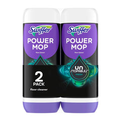 Swiffer Power Mop Multi-Surface Mop Kit for Floor Cleaning + 2ct/50.7 fl oz Unstopables Fresh Floor Cleaner Refill + 11ct Refill Pads