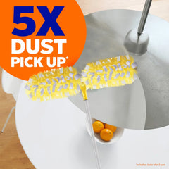 Swiffer Dusters Heavy Duty Super Extendable Handle Dusting Kit (Extension Pole, Extendable Handle, 4 Duster Refill) - 5pc