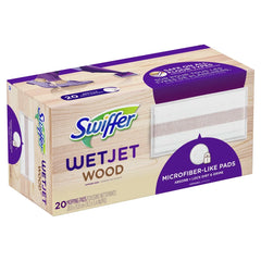 Swiffer WetJet Wood Mopping Cloth Refills - 20ct: Microfiber, Multi-Surface, Floor Cleaning