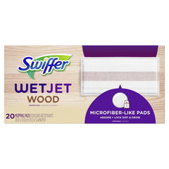 Swiffer WetJet Wood Mopping Cloth Refills - 20ct: Microfiber, Multi-Surface, Floor Cleaning